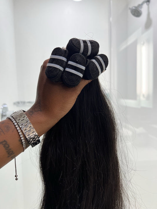 I started selling my own Raw Hair